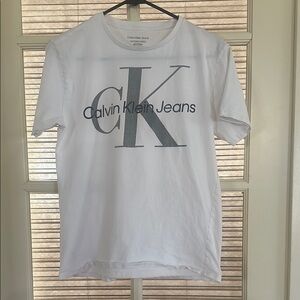 Calvin Klein White T-Shirt with Logo